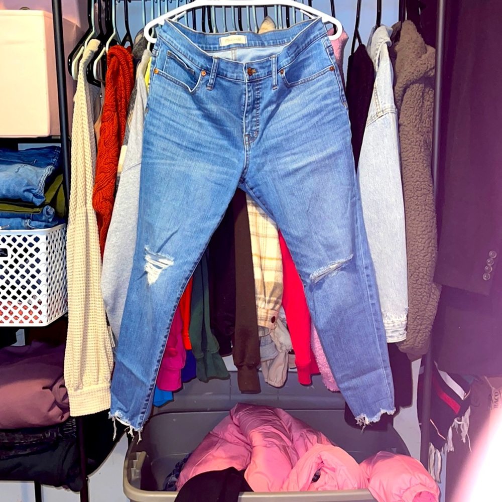 MADEWELL HIGHRISE SKINNY JEANS